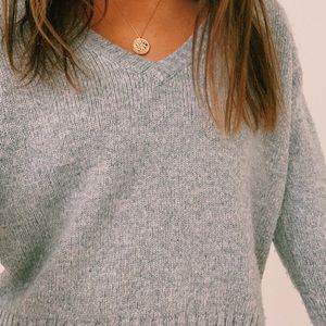 brandy melville grey sweater